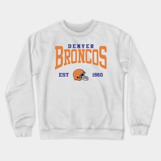 Retro Denver Football Crewneck Sweatshirt